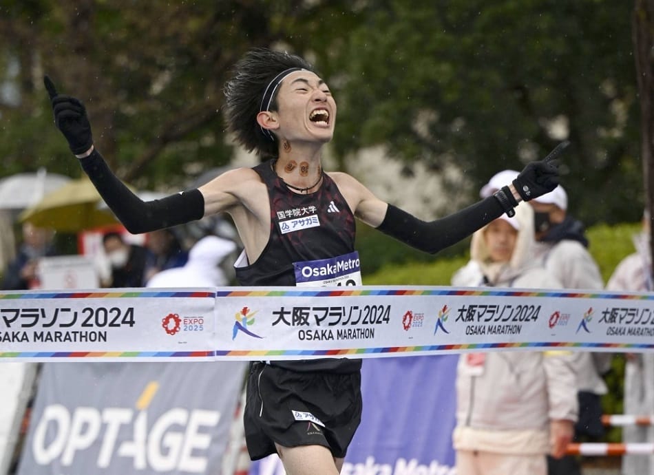 Sinh viên 21 tuổi vô địch Osaka Marathon 2024
