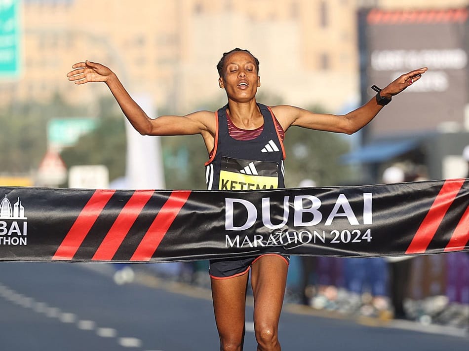 Ethiopia thống trị giải Dubai Marathon 2024