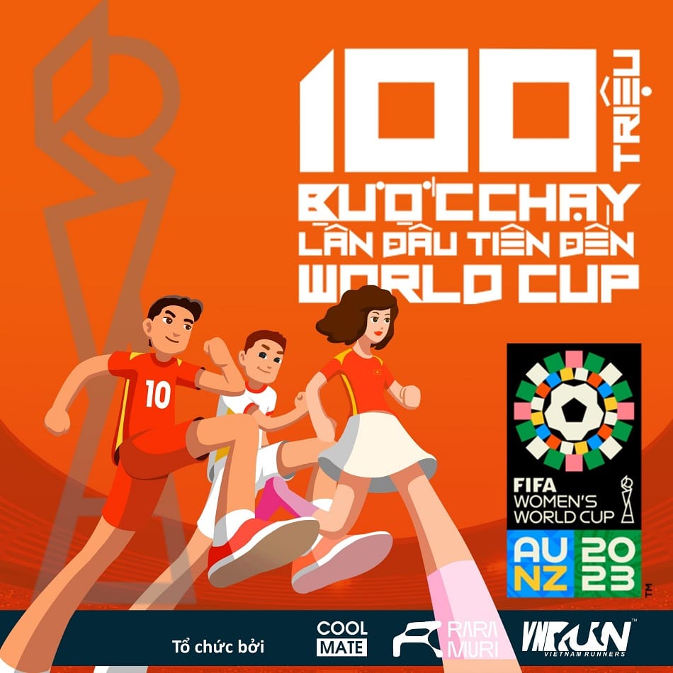 100 triệu bước chạy đồng hành đội tuyển bóng đá nữ Việt Nam tới World Cup 2023