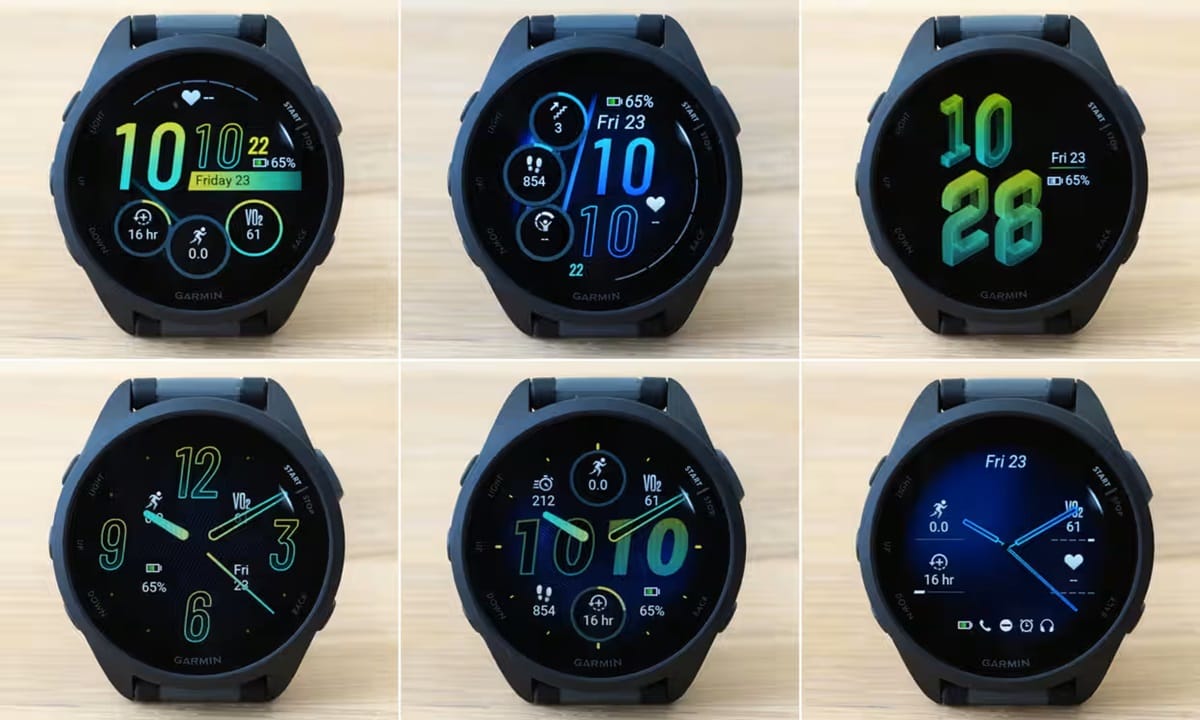 Review đồng hồ chạy bộ Forerunner 165