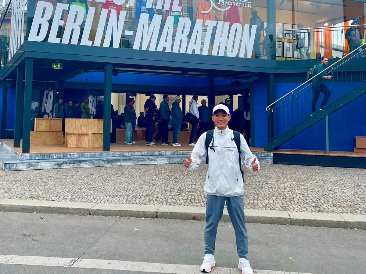 Hoàng Nguyên Thanh dự giải Berlin Marathon 2024
