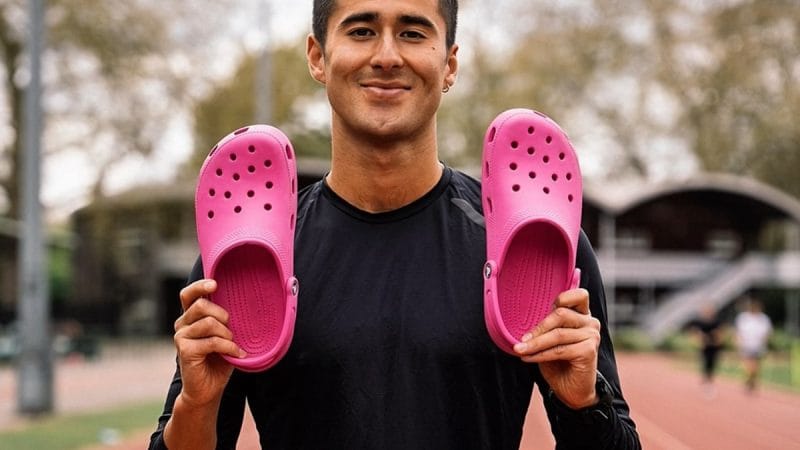 Kỷ lục thế giới chạy marathon bằng dép Crocs lại phá
