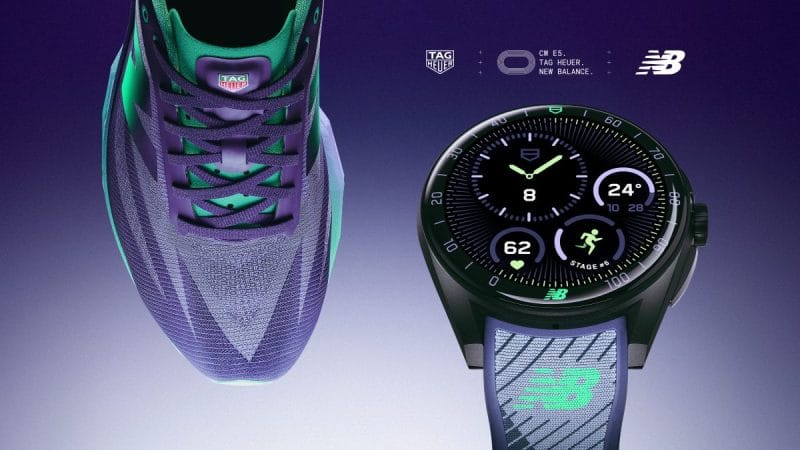 New Balance hợp tác với TAG Heuer gia nhập thị trường đồng hồ GPS